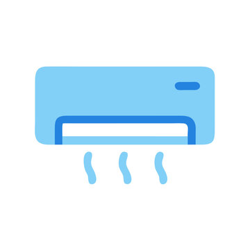 "Air Conditioner Icon &ndash; Cooling System Symbol Vector Design"