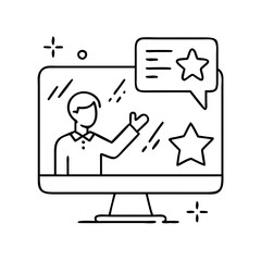 product review icon, product review vector illustration-simple illustration of product review, perfect for product review logos and icons