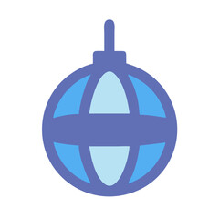 Obraz premium Disco Ball Icon for Party, Music, and Nightlife Themes