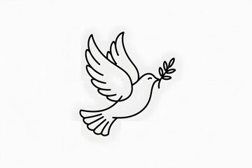 Obraz premium Dove of Peace: A Symbol of Tranquility and Hope