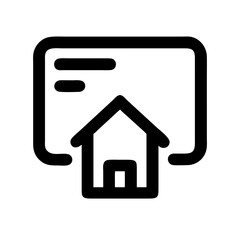 home free interface icon glyph  vector flat icon