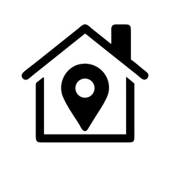home location  vector flat icon