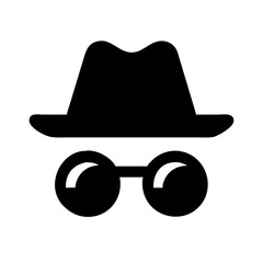 incognito  vector flat icon