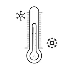 thermometer icon, thermometer vector illustration-simple illustration of thermometer, perfect for thermometer logos and icons
