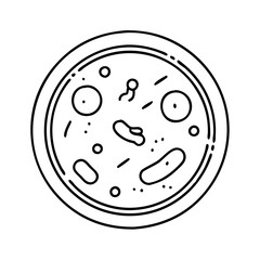 petri dish icon, petri dish vector illustration-simple illustration of petri dish, perfect for petri dish logos and icons