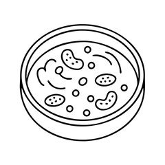 petri dish icon, petri dish vector illustration-simple illustration of petri dish, perfect for petri dish logos and icons