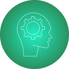 Logic single vector illustration icon