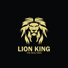 lion king vector logo icon templater illustration template design