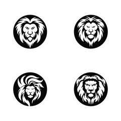 lion king vector logo icon templater illustration template design