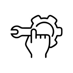 manual vector flat icon