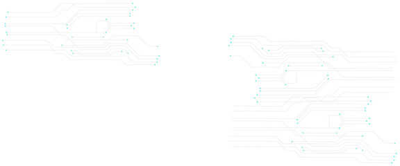 Abstract Vector Circuit Board Design for Digital Technology Theme. 