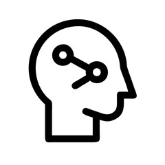 mind share  vector flat icon