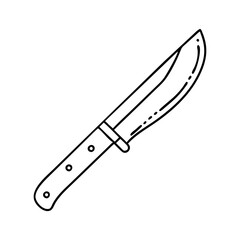knife icon, knife vector illustration-simple illustration of knife, perfect for knife logos and icons