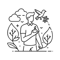 wooden spoon icon, wooden spoon vector illustration-simple illustration of wooden spoon, perfect for wooden spoon logos and icons