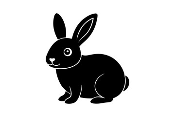 vector illustration of a rabbit icon