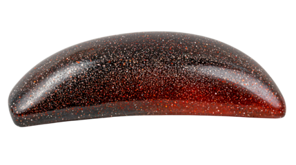 a shiny metal object with red glitter on a transparent background, PNG image, PNG file, Generative art.