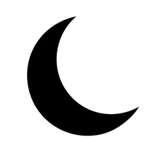 moon  vector flat icon