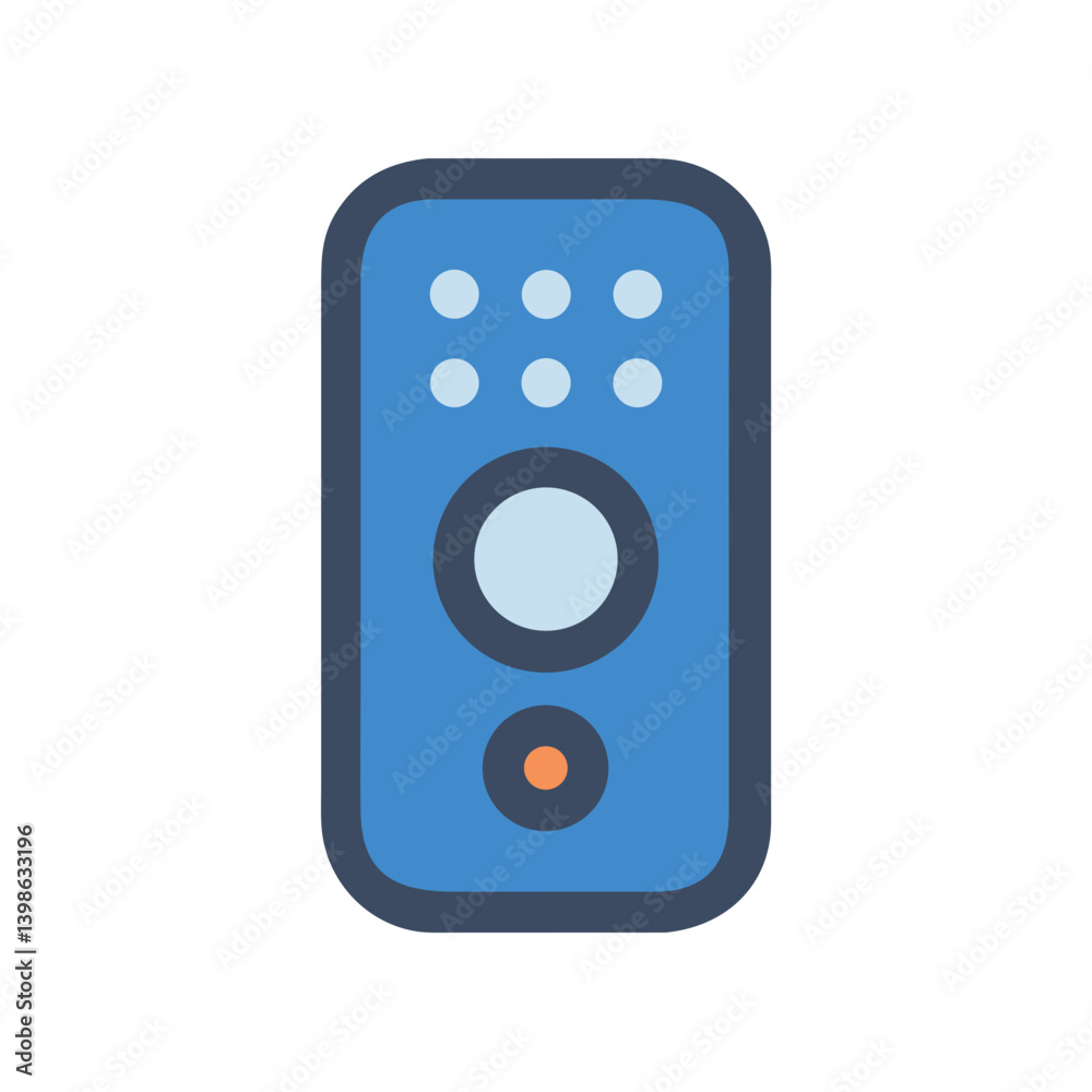 Poster Remote Icon for Control and Connectivity Devices