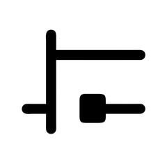 music alt glyph  vector flat icon