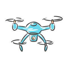 drone icon, drone vector illustration-simple illustration of drone, perfect for drone logos and icons