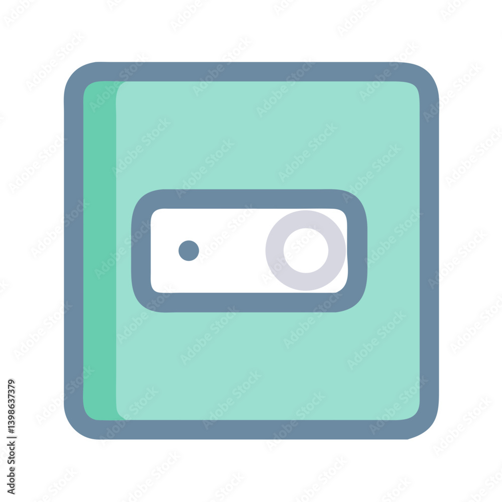 Poster Simple and Modern Switch Icon for Easy Control