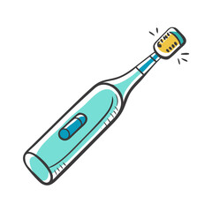 electric toothbrush icon, electric toothbrush vector illustration-simple illustration of electric toothbrush, perfect for electric toothbrush logos and icons