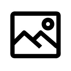 picture  vector flat icon