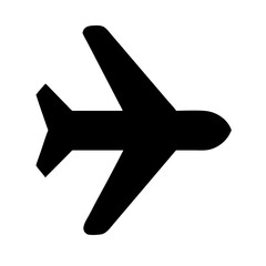 Obraz premium plane alt vector flat icon