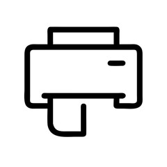printer vector flat icon