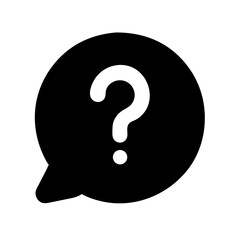 question  vector flat icon
