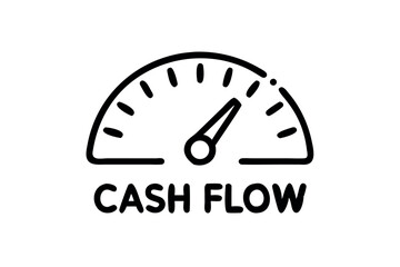 High Speed Cash Flow Meter Gauge Indicator Business Finance Speedometer
