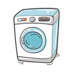 washing machine icon, washing machine vector illustration-simple illustration of washing machine, perfect for washing machine logos and icons