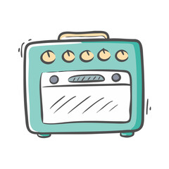 amplifier icon, amplifier vector illustration-simple illustration of amplifier, perfect for amplifier logos and icons