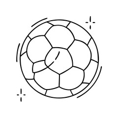 Obraz premium soccer ball icon, soccer ball vector illustration-simple illustration of soccer ball, perfect for soccer ball logos and icons