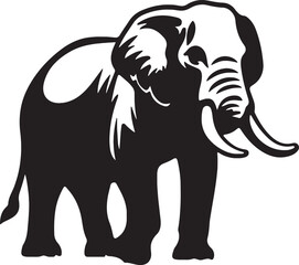 Illustration resembling of a elephant