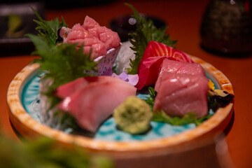 Very fresh sashimi