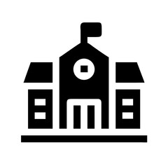 school  vector flat icon