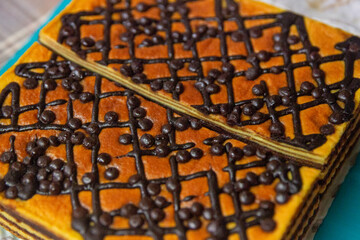 Chocolate Layered Lapis Cake