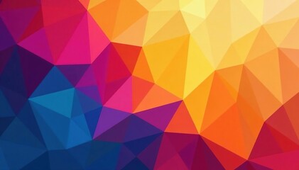 Obraz premium Geometric abstract shapes, vibrant color palette, surface pattern, vector, design element