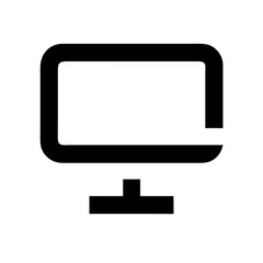 screen  vector flat icon