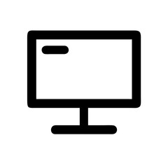 screen  vector flat icon
