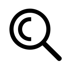 search  vector flat icon