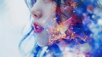 Collagestyle presentation merging vivid realworld imagery AIpowered diagnostic overlays to craft visually rich medical insights