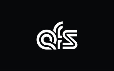 EFS Creative Unique Modern Letter Logo Design. Stylized logo featuring a unique letter design, presenting abstract minimalist aesthetics and modern appeal.