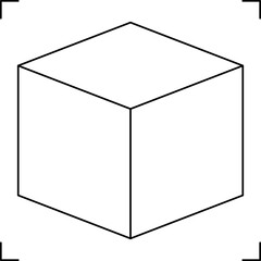 3D single vector illustration icon