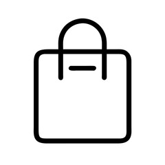 shopping bag add  vector flat icon