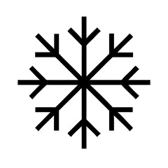 snowflake  vector flat icon