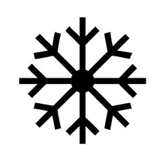 snowflakes glyph  vector flat icon
