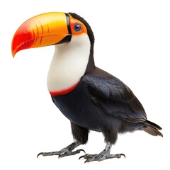 Obraz premium Toucan isolated on white background