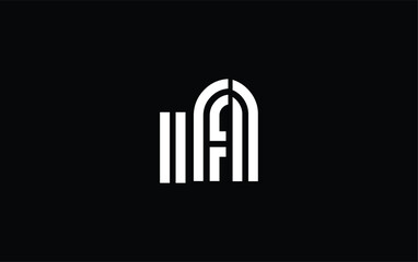 IFL Creative Unique Modern Letter Logo Design. Stylized logo featuring a unique letter design, presenting abstract minimalist aesthetics and modern appeal.